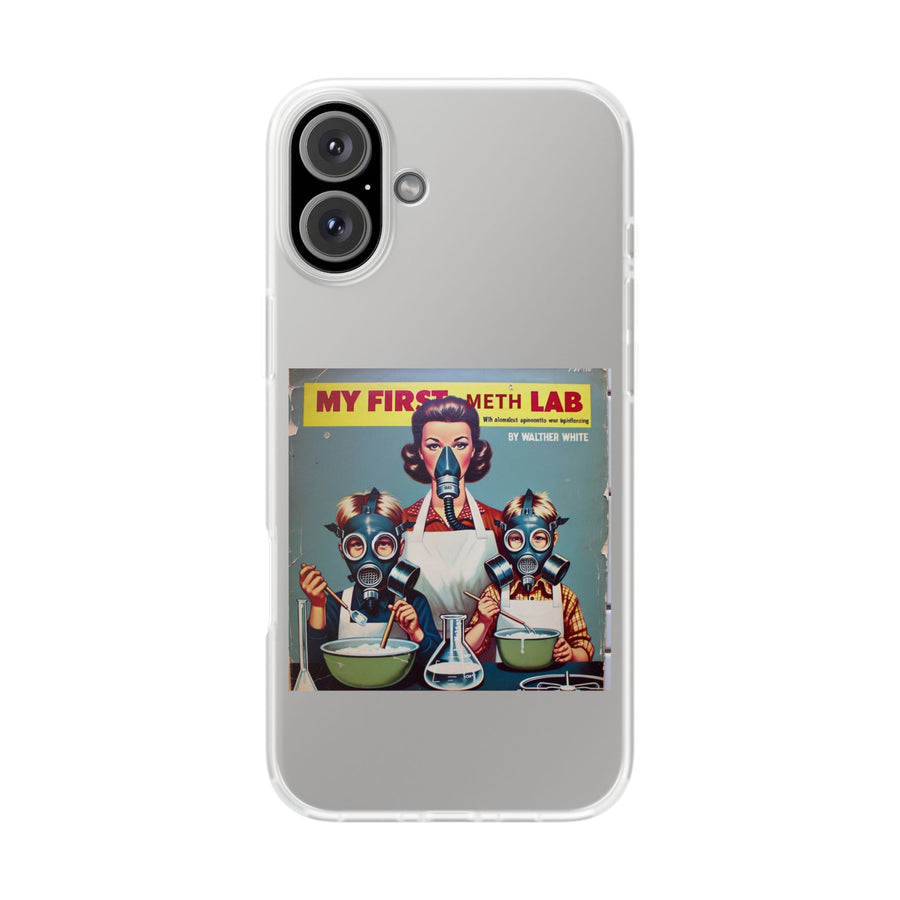 „My First Meth Lab“ Handyhülle – Schwarzer Humor im Retro-Look-Phone Case-True Insights