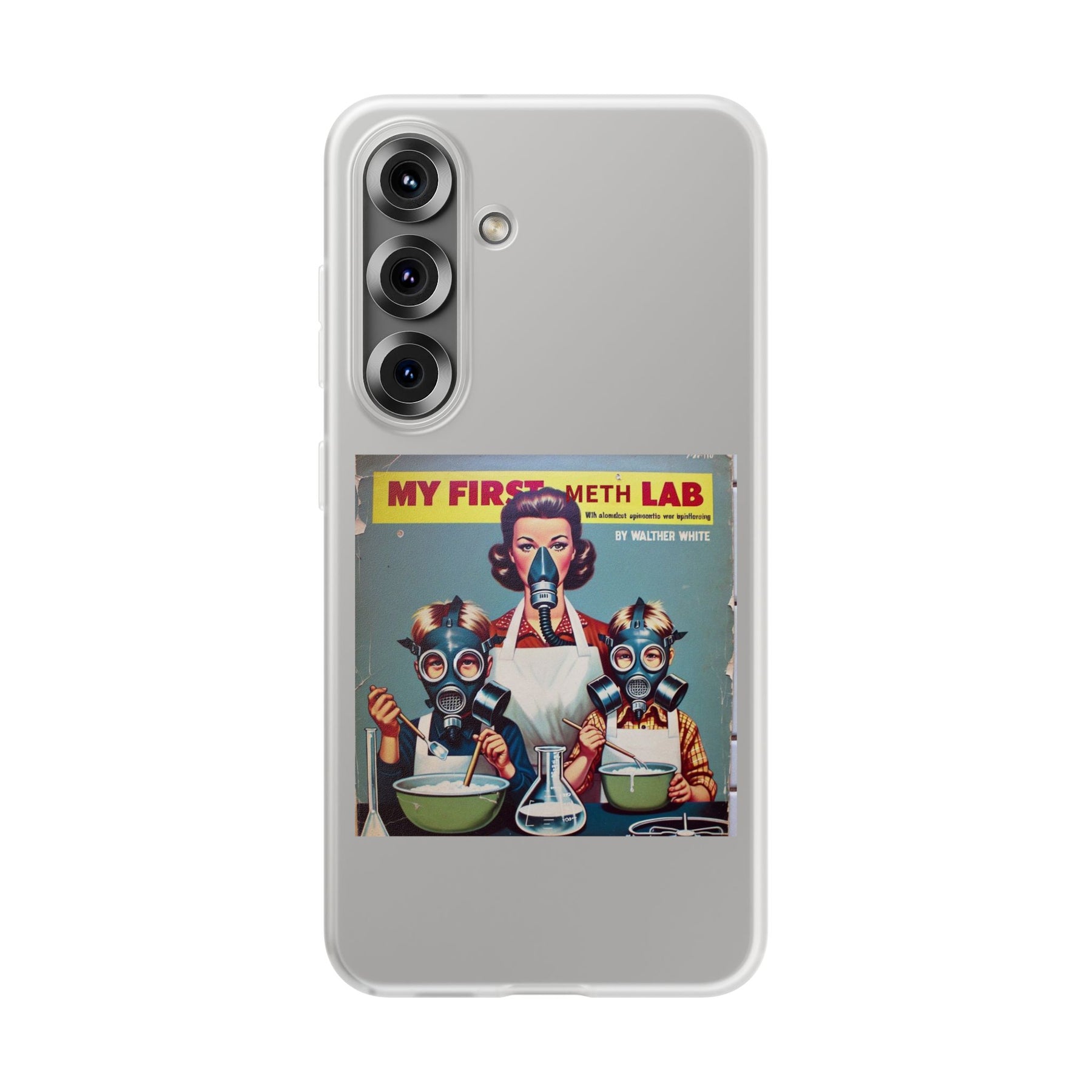 „My First Meth Lab“ Handyhülle – Schwarzer Humor im Retro-Look-Phone Case-True Insights