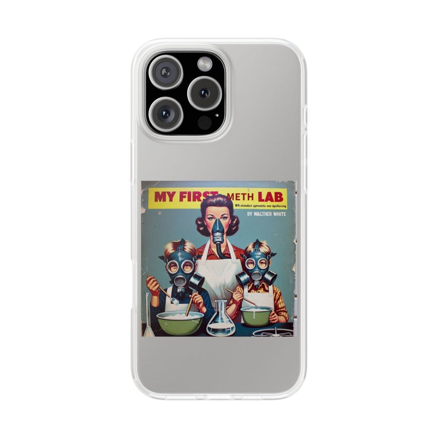 „My First Meth Lab“ Handyhülle – Schwarzer Humor im Retro-Look-Phone Case-True Insights