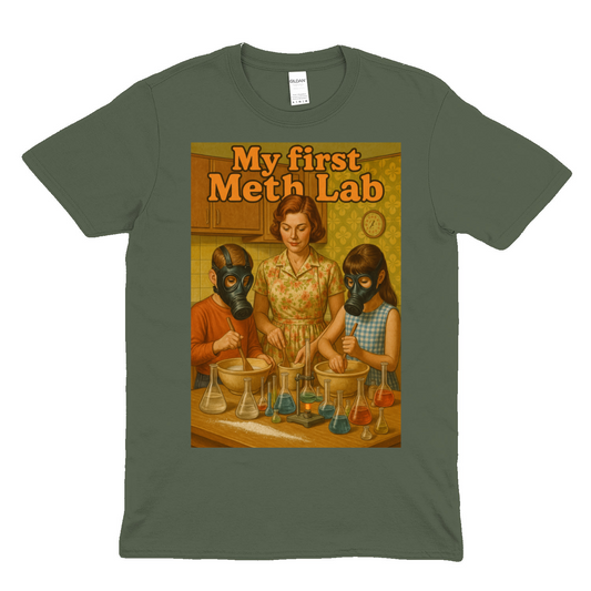 Retro My First Meth Lab T-Shirt - Family Cooking-True Insights