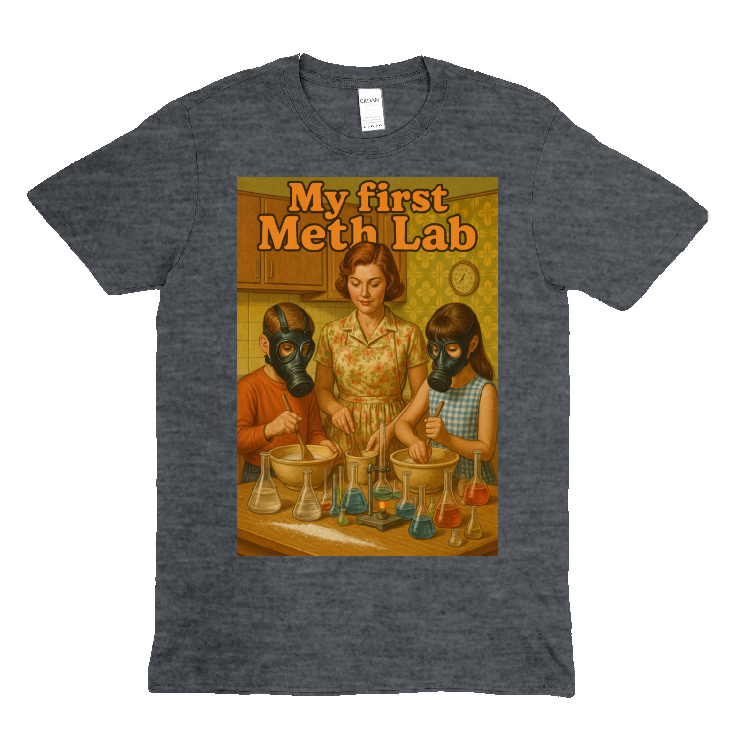 Retro My First Meth Lab T-Shirt - Family Cooking-True Insights