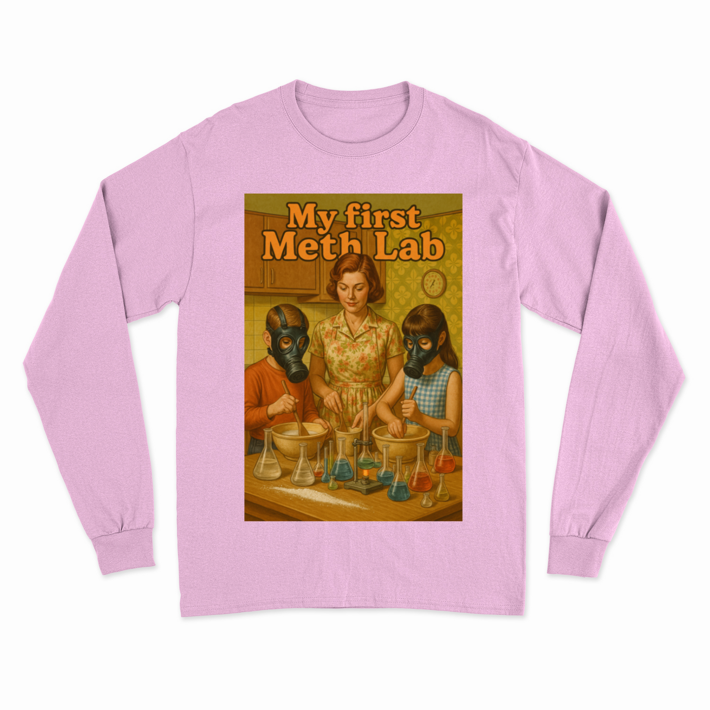 My First Science Lab Sweatshirt – Retro-Illustration & satirischer Wissenschafts-Humor-Sweatshirt-True Insights