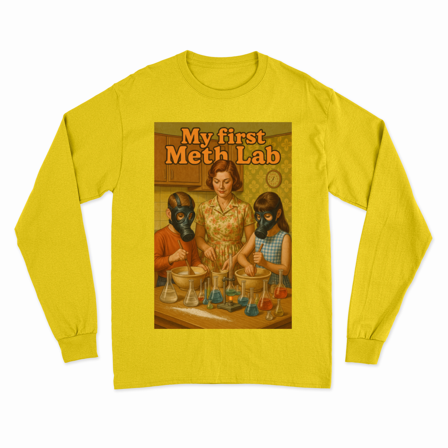 My First Science Lab Sweatshirt – Retro-Illustration & satirischer Wissenschafts-Humor-Sweatshirt-True Insights