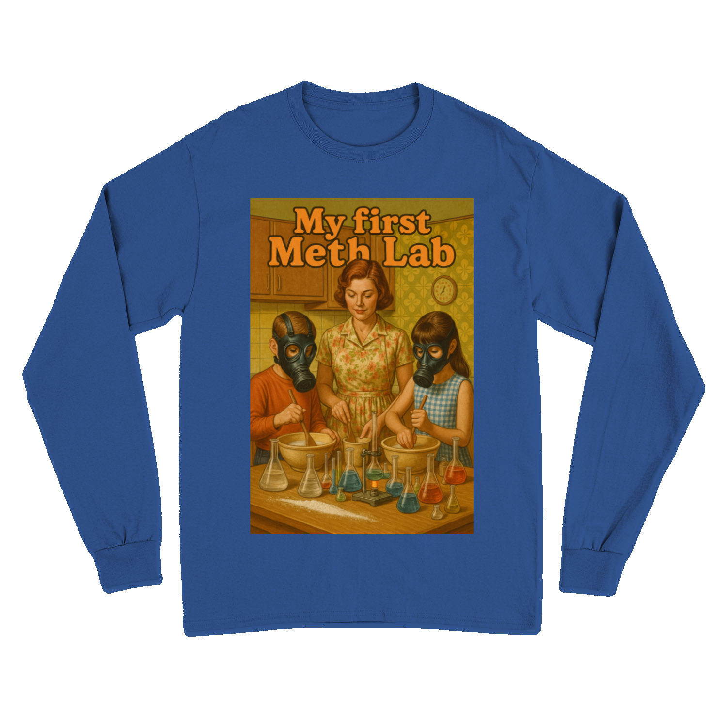 My First Science Lab Sweatshirt – Retro-Illustration & satirischer Wissenschafts-Humor-Sweatshirt-True Insights