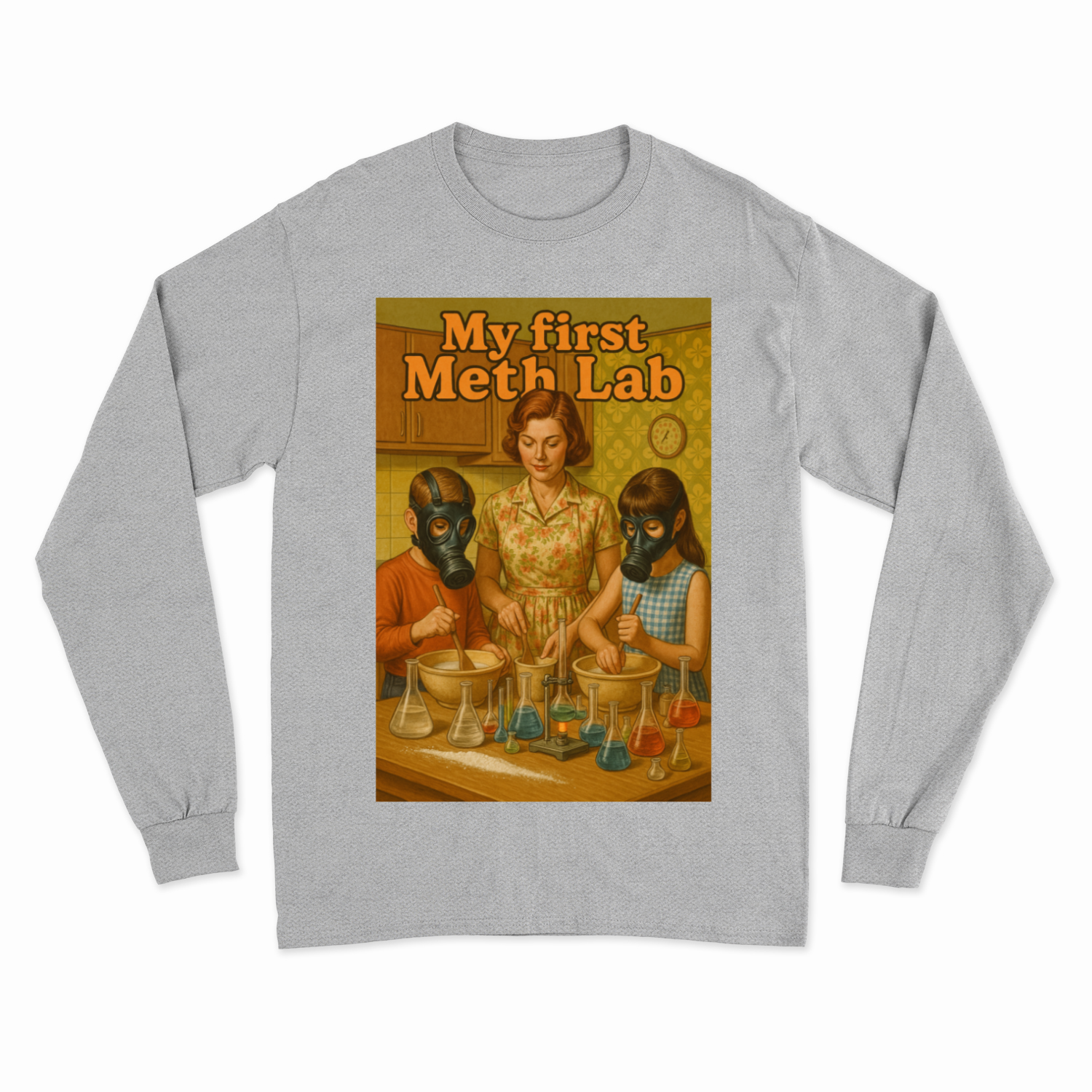 My First Science Lab Sweatshirt – Retro-Illustration & satirischer Wissenschafts-Humor-Sweatshirt-True Insights