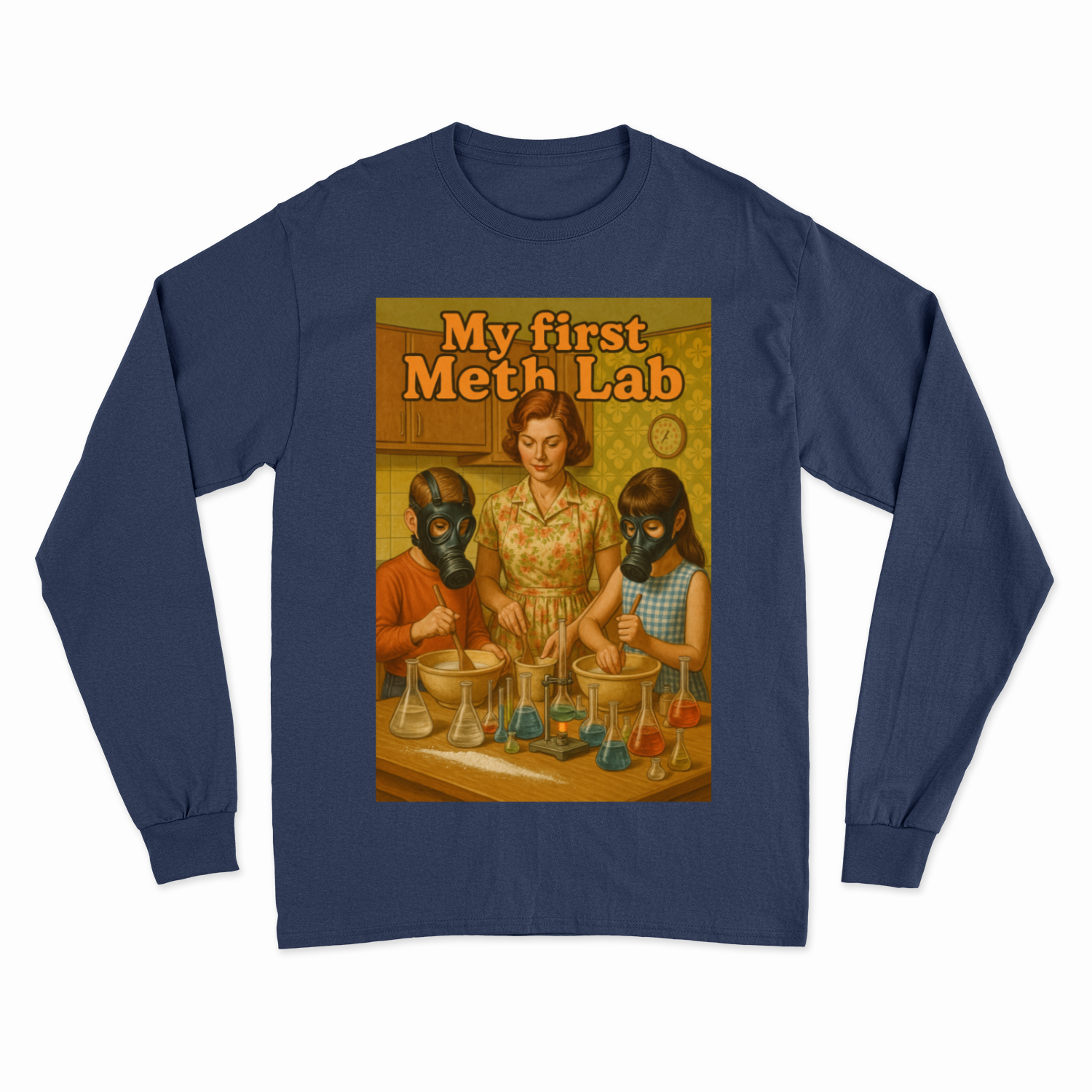 My First Science Lab Sweatshirt – Retro-Illustration & satirischer Wissenschafts-Humor-Sweatshirt-True Insights