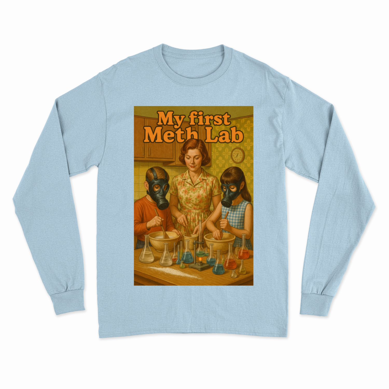 My First Science Lab Sweatshirt – Retro-Illustration & satirischer Wissenschafts-Humor-Sweatshirt-True Insights