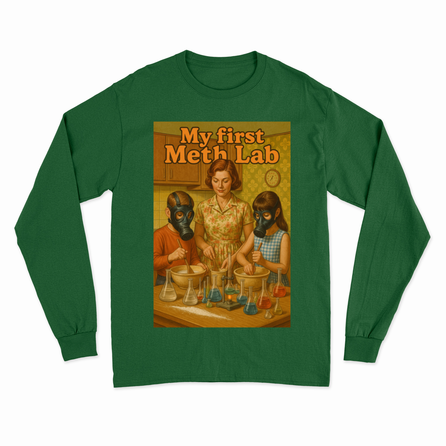 My First Science Lab Sweatshirt – Retro-Illustration & satirischer Wissenschafts-Humor-Sweatshirt-True Insights