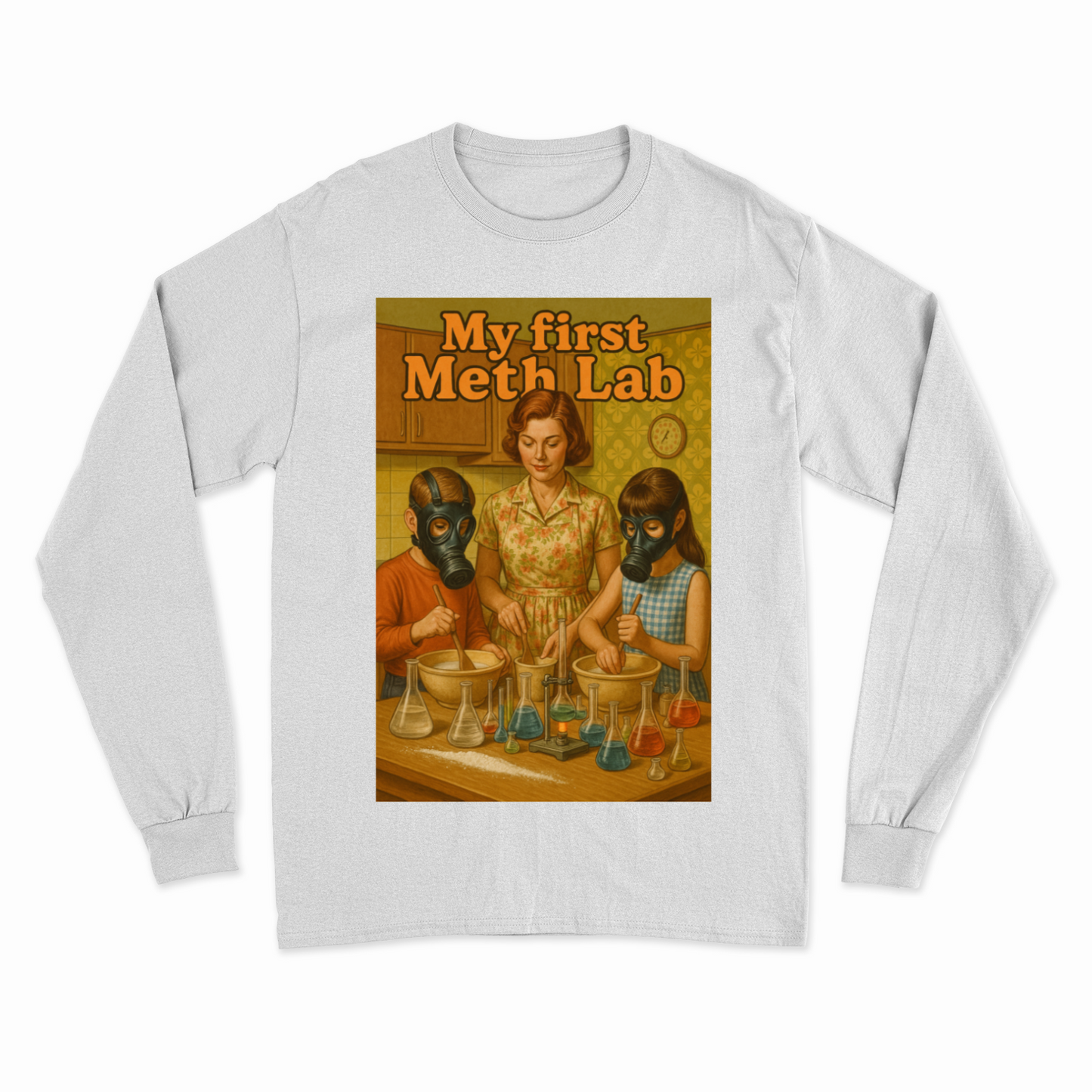 My First Science Lab Sweatshirt – Retro-Illustration & satirischer Wissenschafts-Humor-Sweatshirt-True Insights