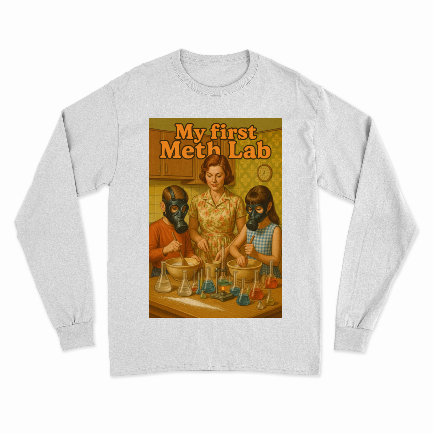 My First Science Lab Sweatshirt – Retro-Illustration & satirischer Wissenschafts-Humor-Sweatshirt-True Insights