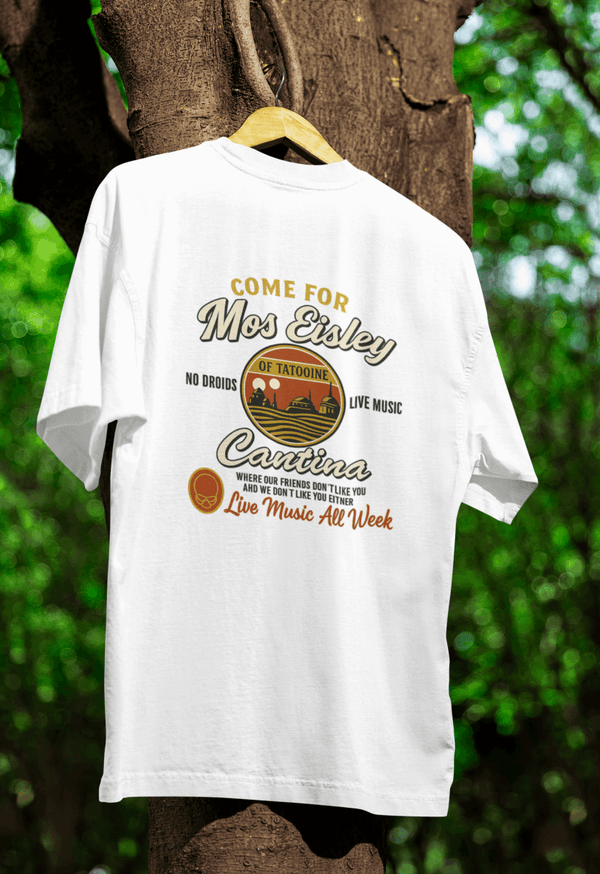 Outer Rim Cantina T-Shirt – Retro-Design mit galaktischem Humor