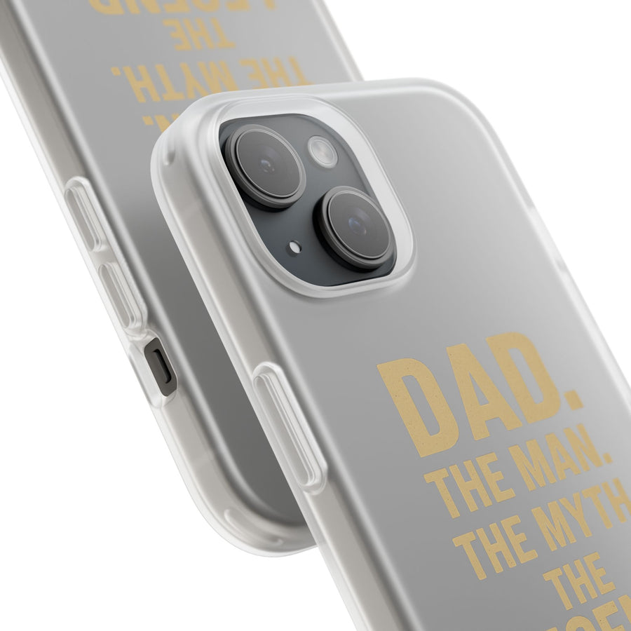 True Insights Handyhülle Papa Retro Design Detailansicht des satirischen Vaterspruchs