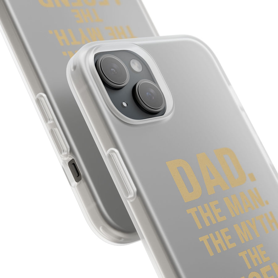 True Insights Handyhülle mit Spruch DAD The Legend satirisches Motiv im Retro Stil