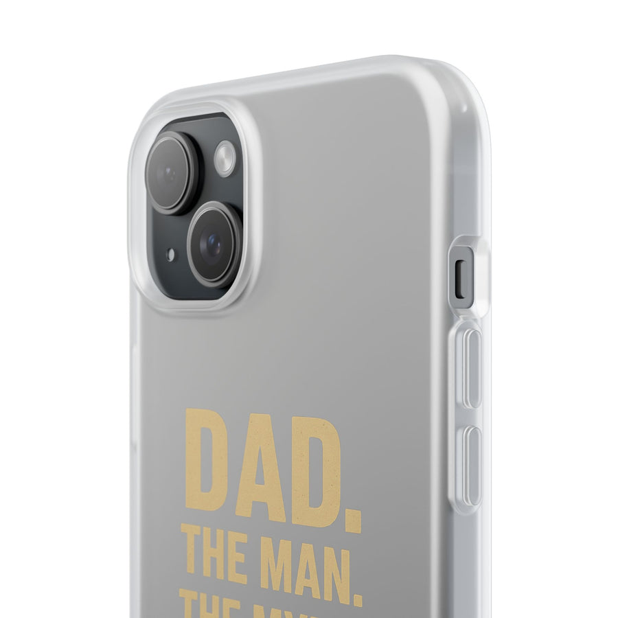 True Insights Handyhülle Papa The Man The Myth The Legend Frontansicht mit Schriftzug