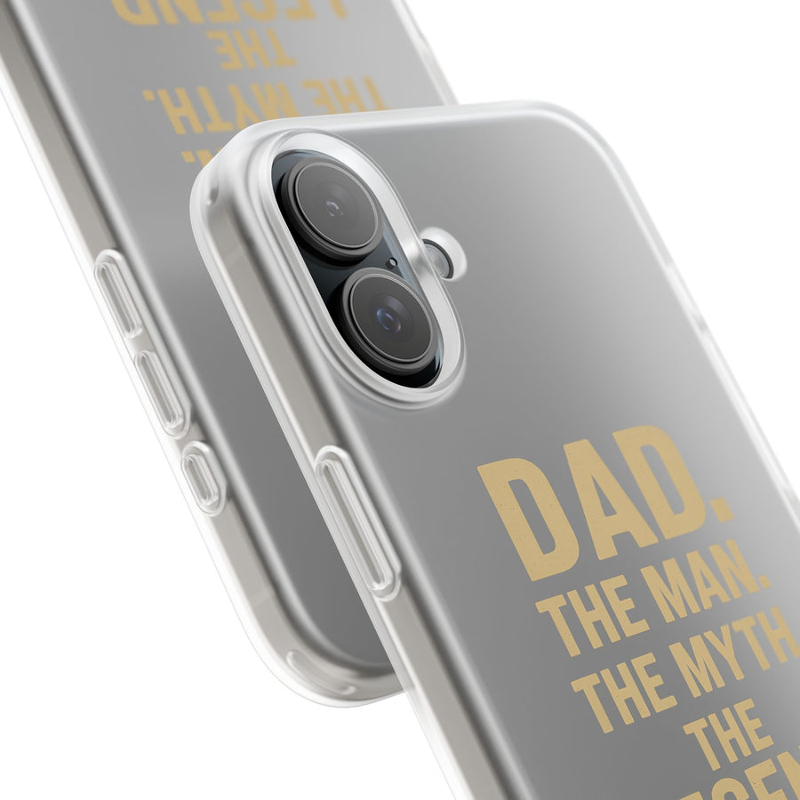 True Insights Handyhülle Papa The Man The Myth The Legend im klassischen Vintage Stil