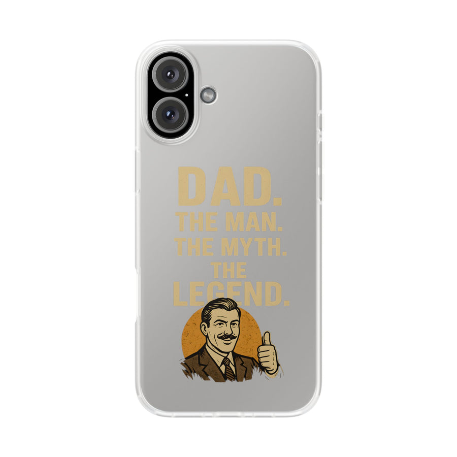 True Insights Handyhülle Papa The Man The Myth The Legend Retro Design für iPhone 16 Plus