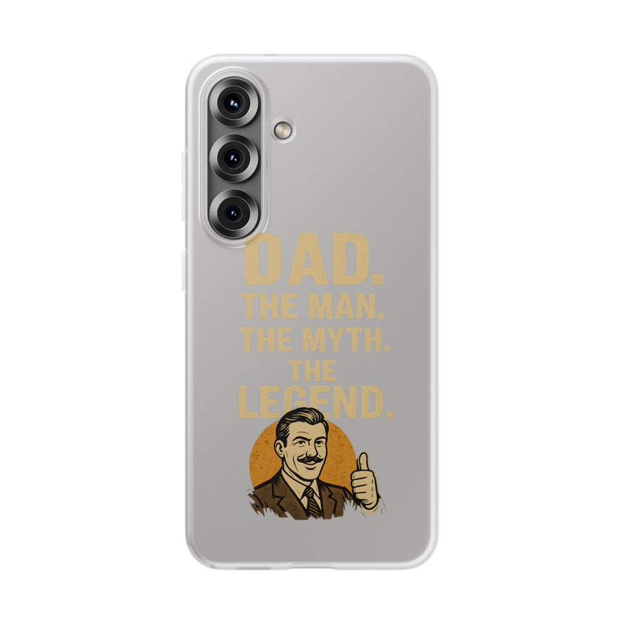 True Insights Handyhülle Papa The Man The Myth The Legend Retro Design für Samsung Galaxy S25