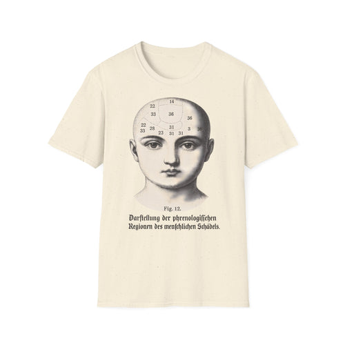 Phrenology T-Shirt – Vintage Skull Illustration | Science Meets Aesthetics