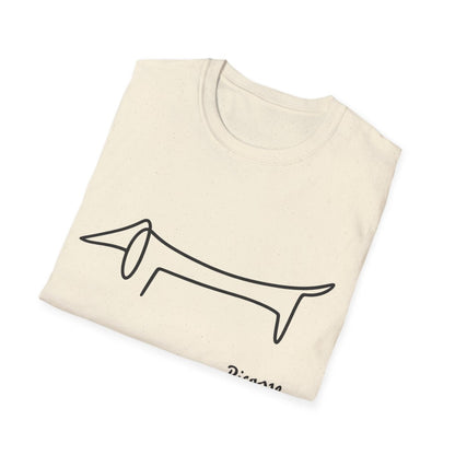 Picasso Dackel T-Shirt – Minimalistische Hundelinie mit Kultfaktor – Lustiges T-Shirt | True Insights – Bild 41
