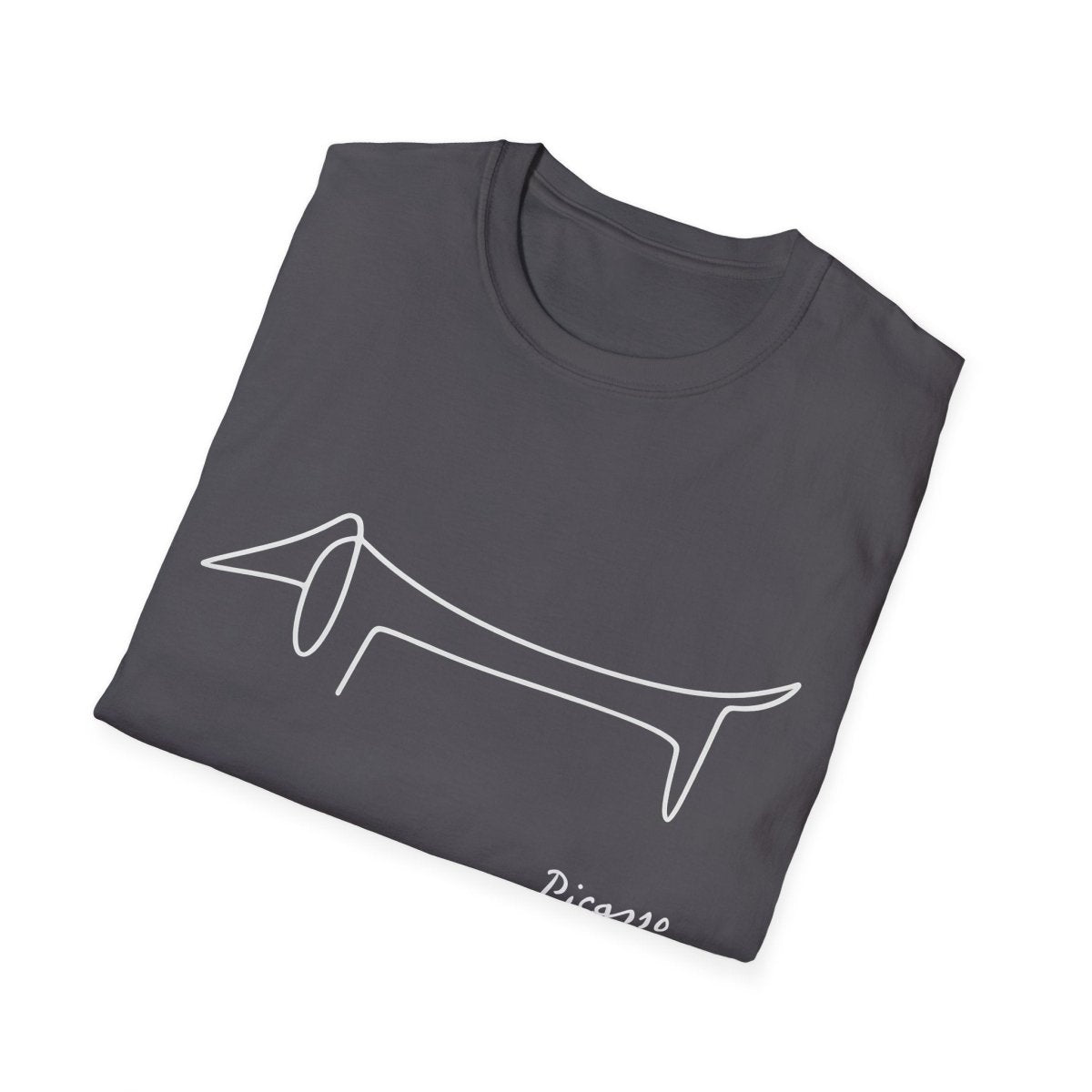 Picasso Dackel T-Shirt – Minimalistische Hundelinie mit Kultfaktor – Lustiges T-Shirt | True Insights – Bild 51