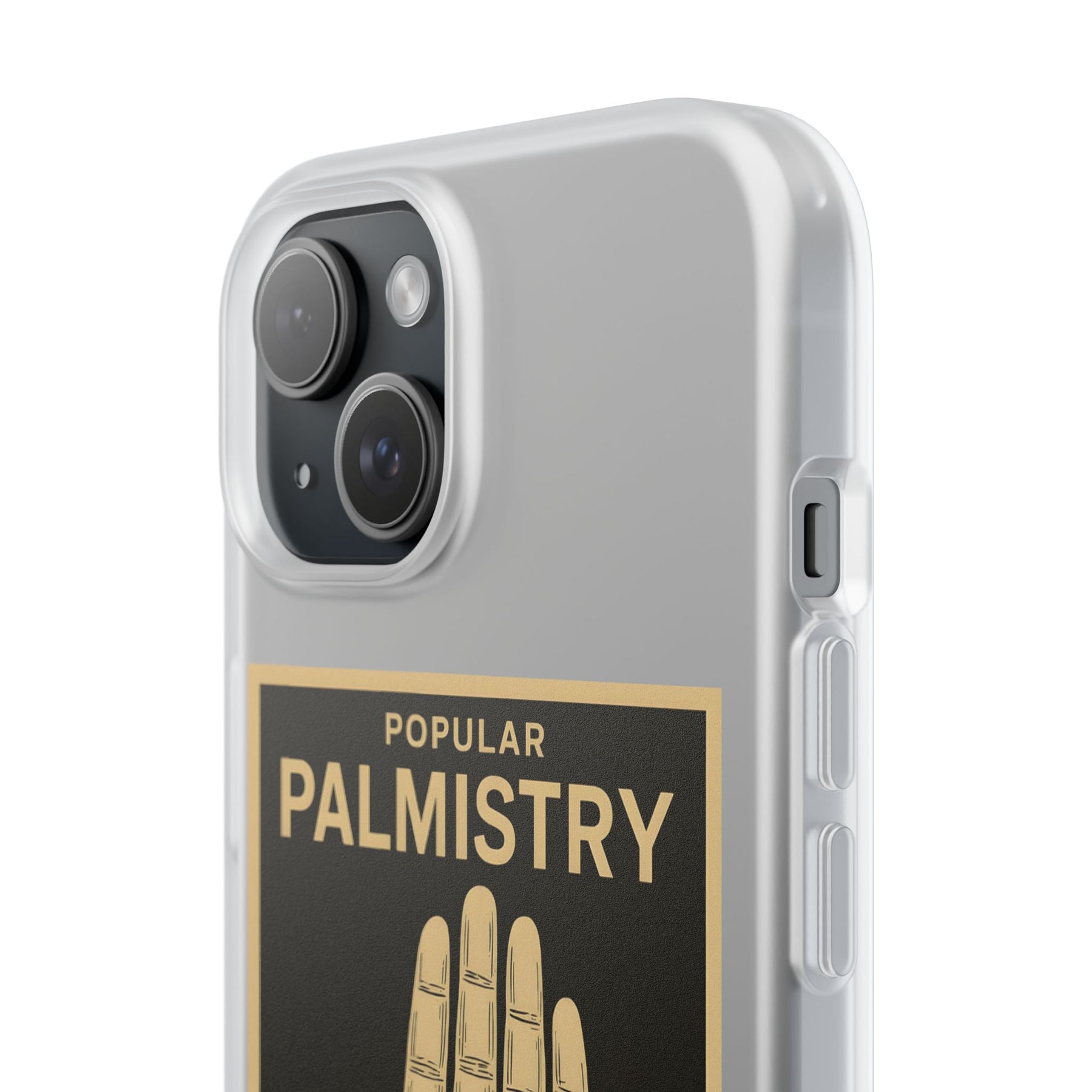 Vintage Motiv – Popular Palmistry – Esoterik-Handyhülle im Vintage-Stil mit Handlinien-Grafik | True Insights Design mit Humor