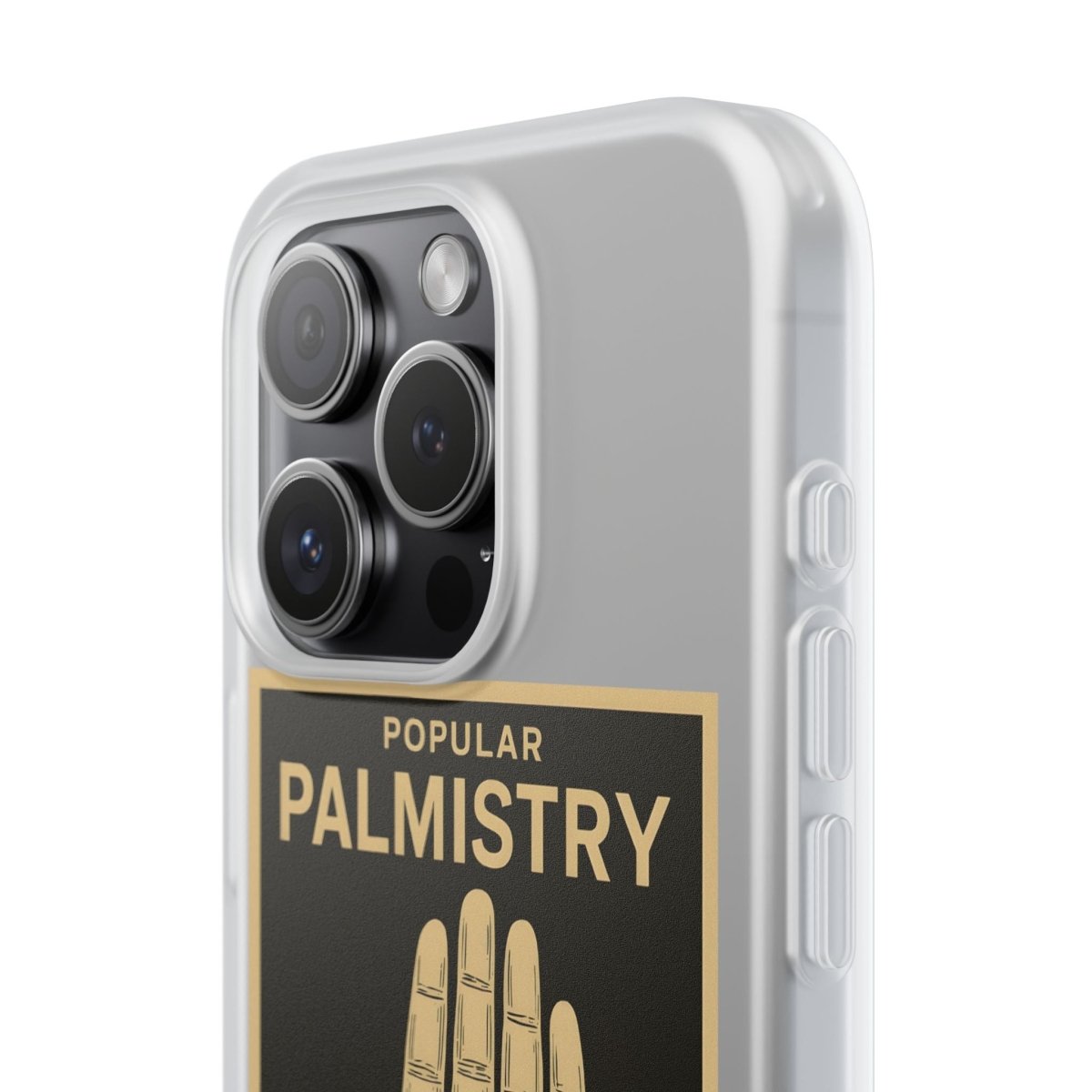 Vintage Motiv – Popular Palmistry – Esoterik-Handyhülle im Vintage-Stil mit Handlinien-Grafik | True Insights Design mit Humor