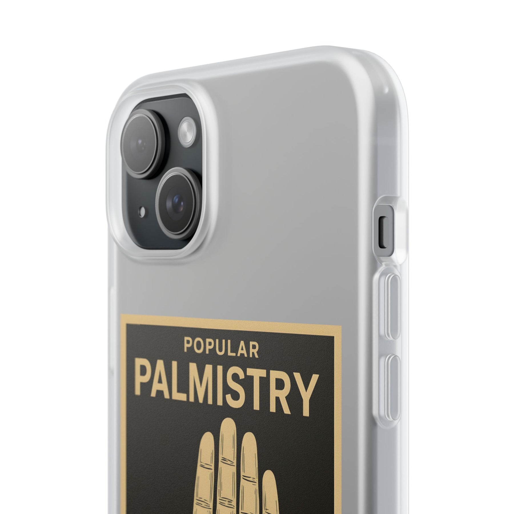 Vintage Motiv – Popular Palmistry – Esoterik-Handyhülle im Vintage-Stil mit Handlinien-Grafik | True Insights Design mit Humor