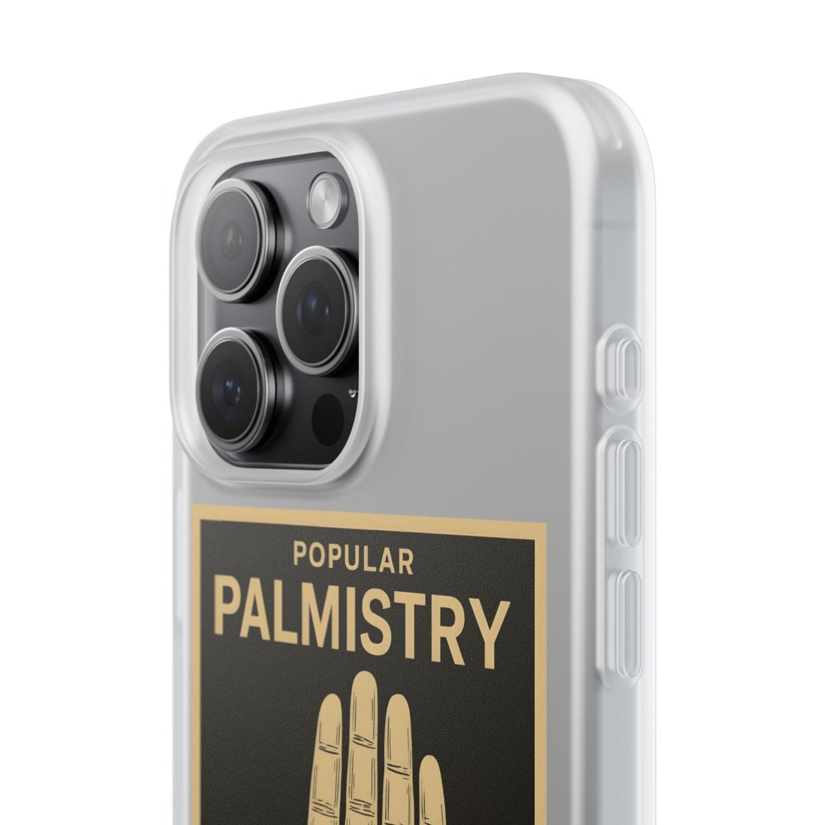 Vintage Motiv – Popular Palmistry – Esoterik-Handyhülle im Vintage-Stil mit Handlinien-Grafik | True Insights Design mit Humor