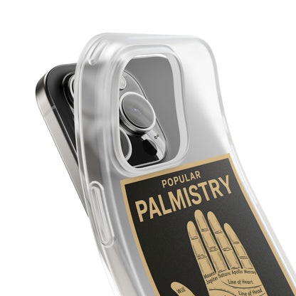 Vintage Motiv – Popular Palmistry – Esoterik-Handyhülle im Vintage-Stil mit Handlinien-Grafik | True Insights Design mit Humor