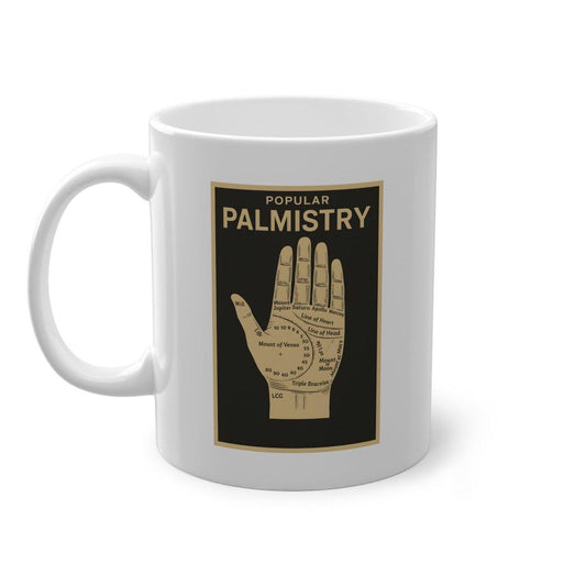 Vintage Motiv – Popular Palmistry – Tasse | True Insights Design mit Humor