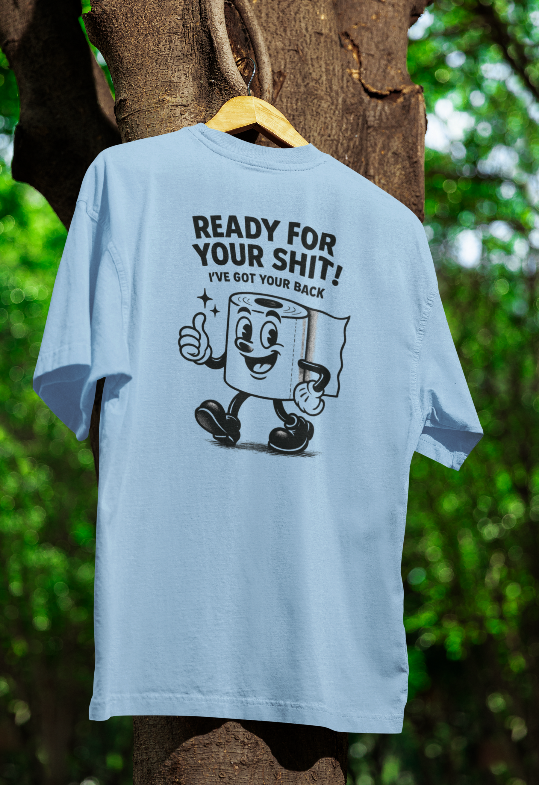 Ready for Your Shit – Satirisches Fun T-Shirt mit Klopapier-Illustration | Humor & Statement-T-Shirt-True Insights