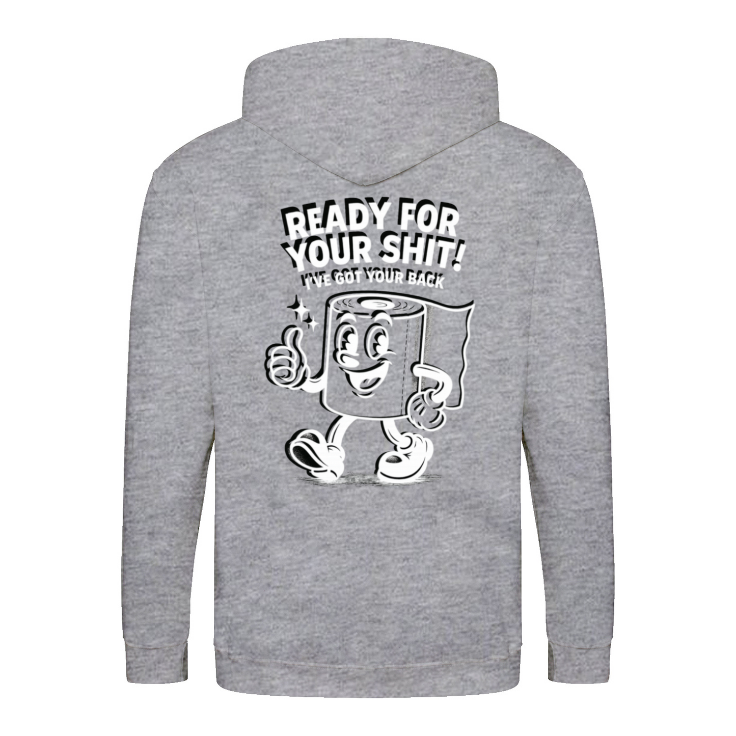 Ready For Your Shit Zip Hoodie – Satirischer Cartoon-Hoodie-Zip Hoodie-True Insights