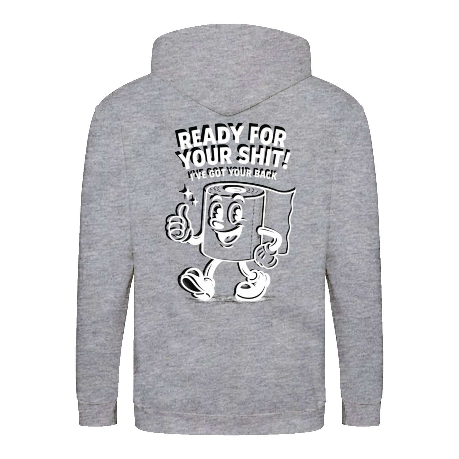 Ready For Your Shit Zip Hoodie – Satirischer Cartoon-Hoodie-Zip Hoodie-True Insights