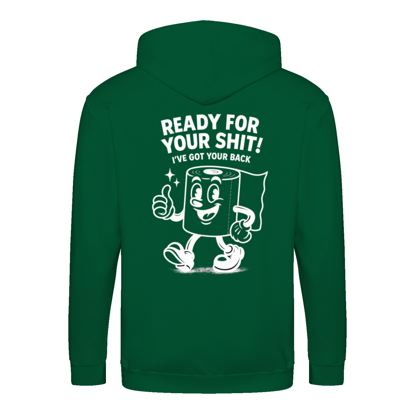 Ready For Your Shit Zip Hoodie – Satirischer Cartoon-Hoodie-Zip Hoodie-True Insights