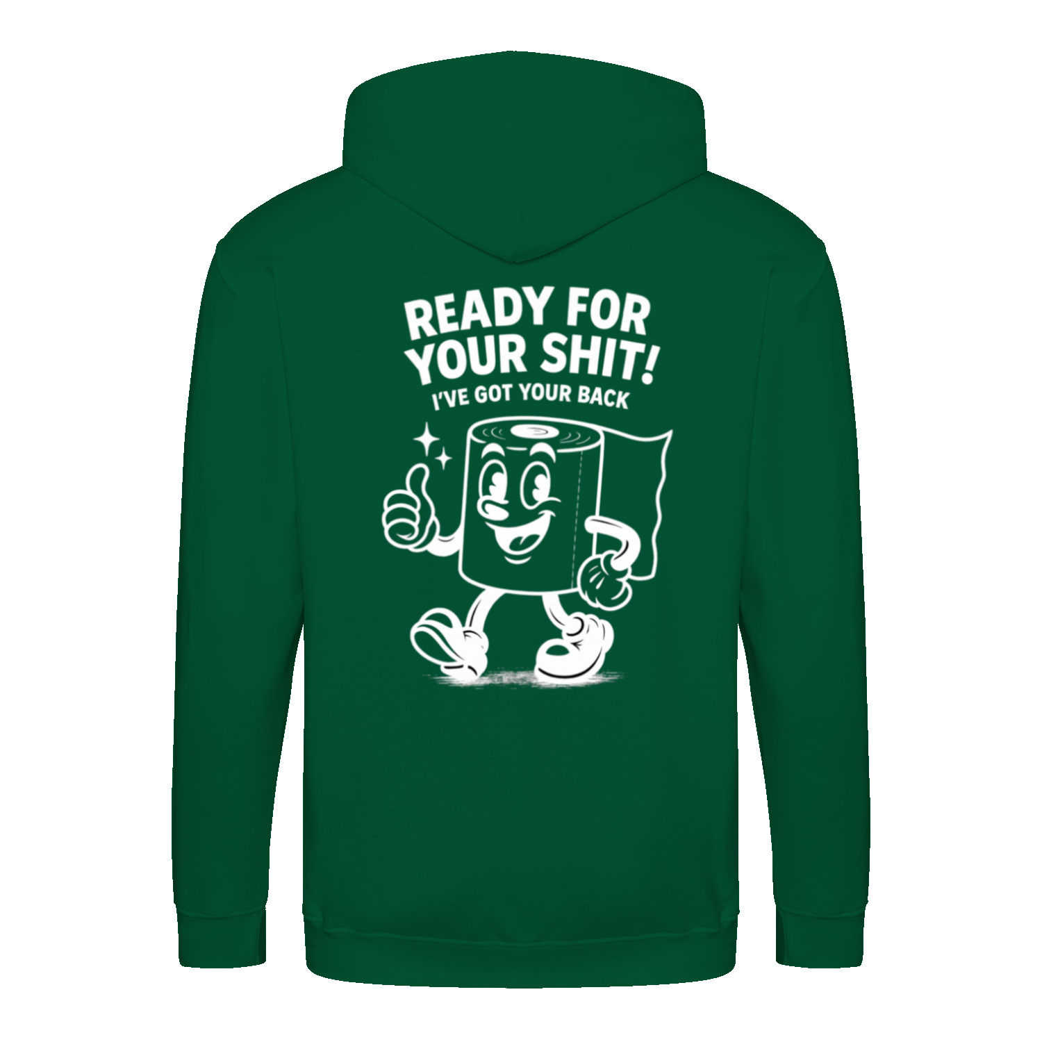 Ready For Your Shit Zip Hoodie – Satirischer Cartoon-Hoodie-Zip Hoodie-True Insights