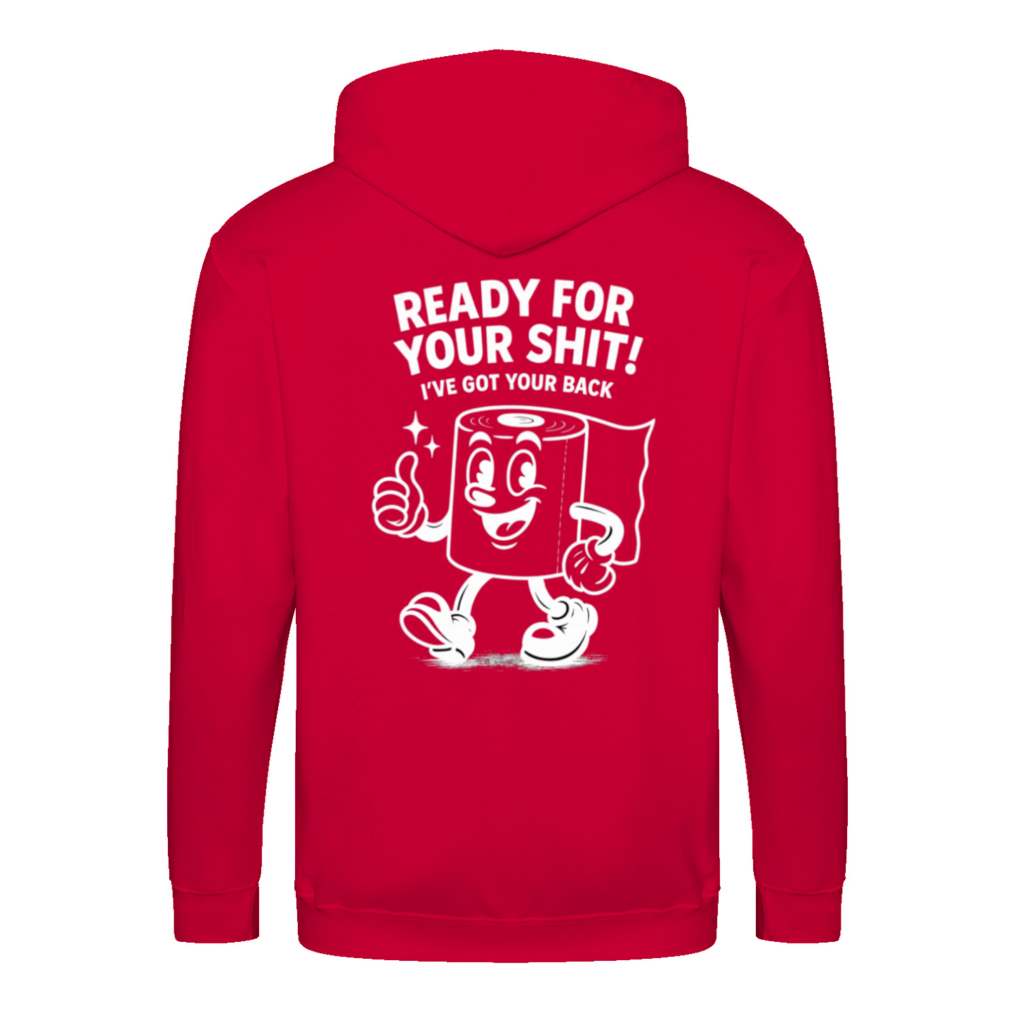 Ready For Your Shit Zip Hoodie – Satirischer Cartoon-Hoodie-Zip Hoodie-True Insights