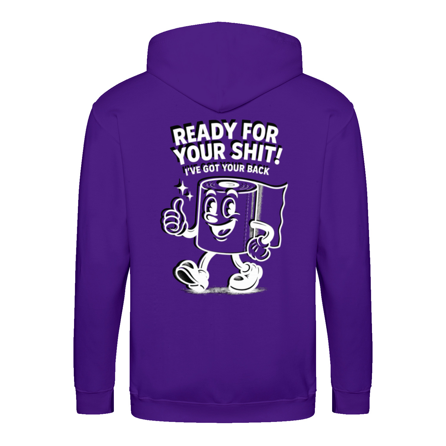 Ready For Your Shit Zip Hoodie – Satirischer Cartoon-Hoodie-Zip Hoodie-True Insights