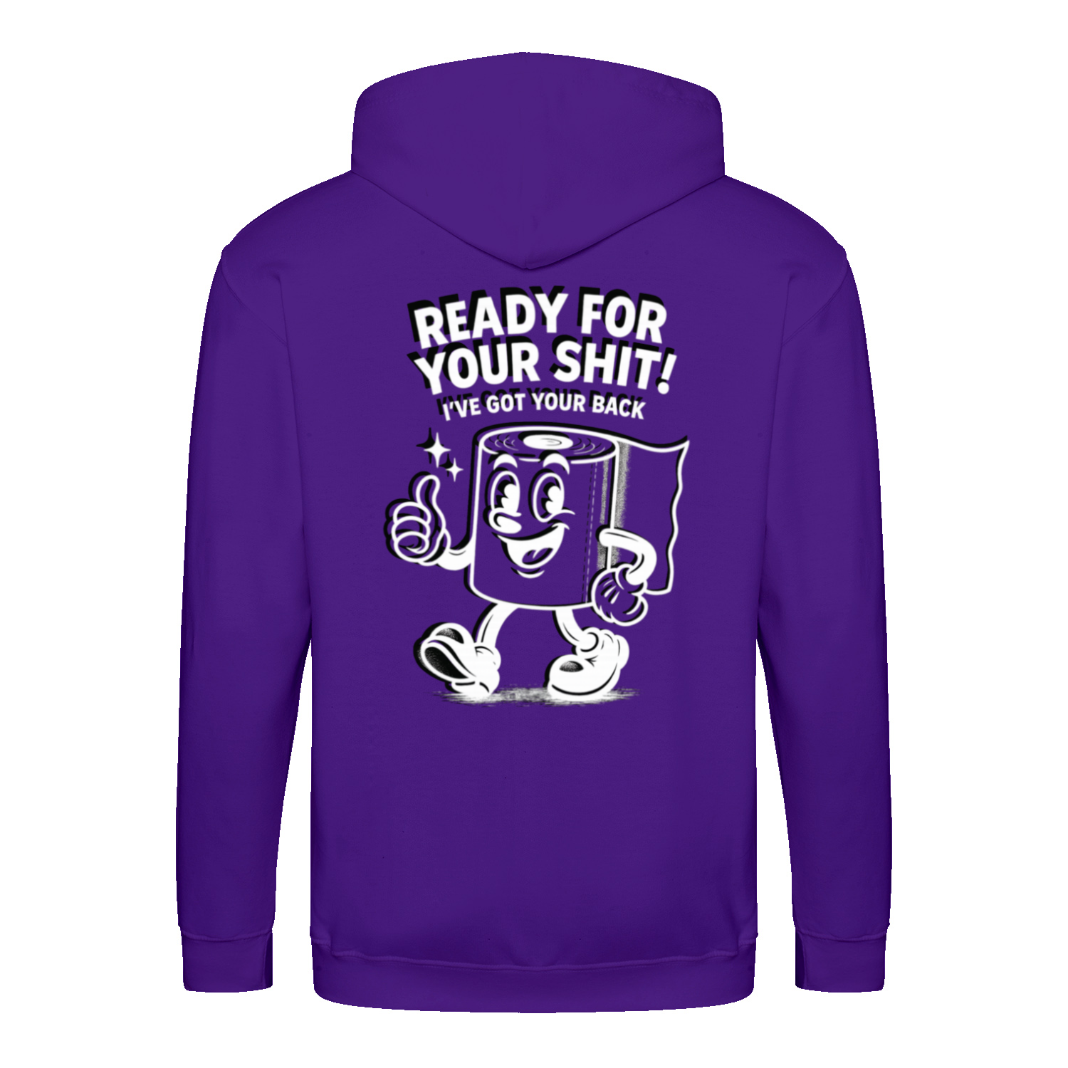 Ready For Your Shit Zip Hoodie – Satirischer Cartoon-Hoodie-Zip Hoodie-True Insights