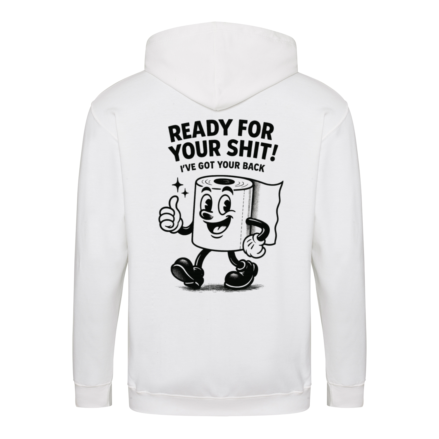 Ready For Your Shit Zip Hoodie – Satirischer Cartoon-Hoodie-Zip Hoodie-True Insights