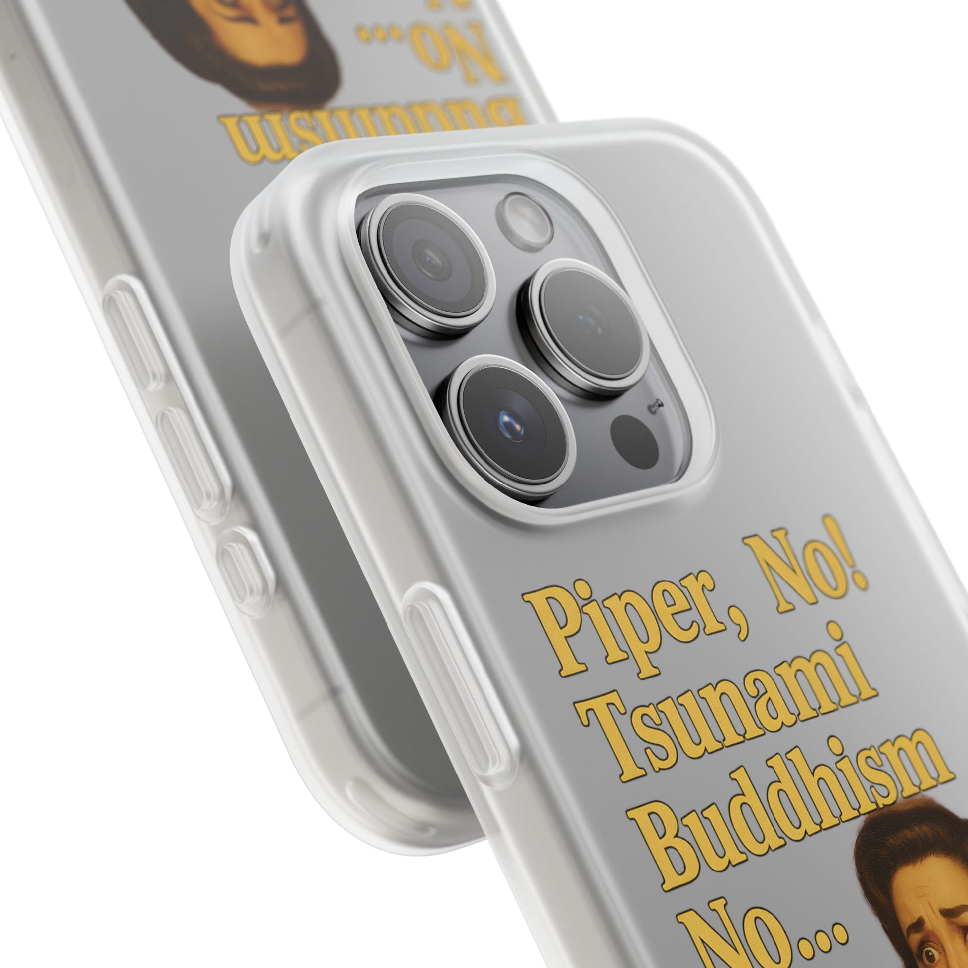 Retro-Drama Handyhülle – „Piper, No! Tsunami Buddhism Nooo“-Phone Case-True Insights