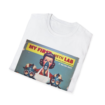 Retro My First Meth Lab T-Shirt - Front Style – Freches Satire-Design für mutige Statements | True Insights