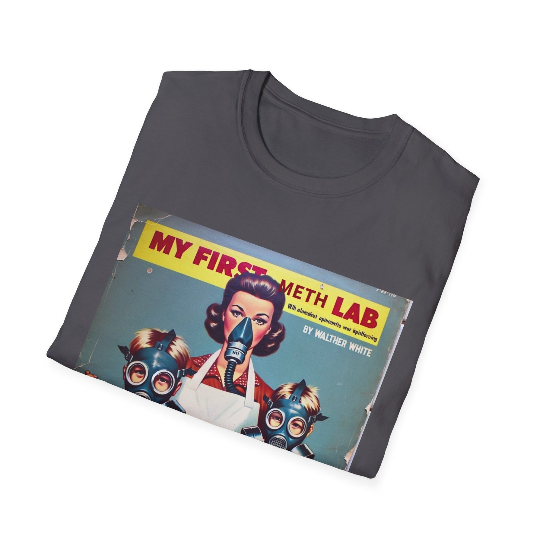 Retro My First Meth Lab T-Shirt - Front Style – Freches Satire-Design für mutige Statements | True Insights