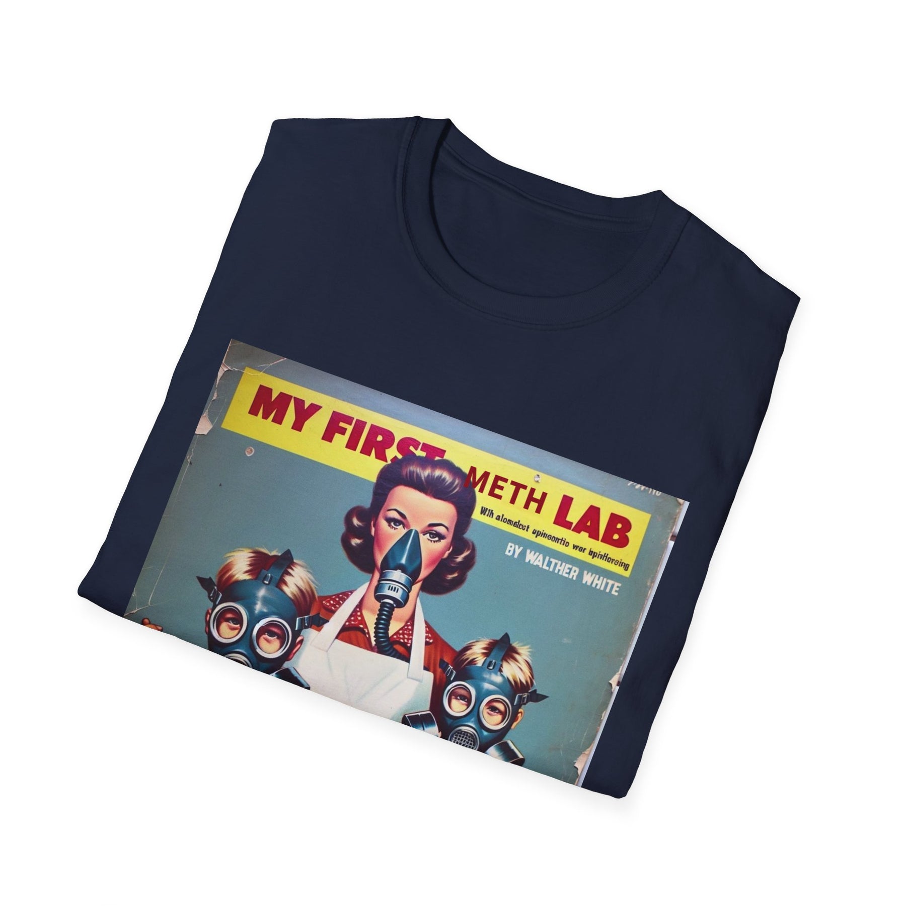 Retro My First Meth Lab T-Shirt - Front Style – Freches Satire-Design für mutige Statements | True Insights