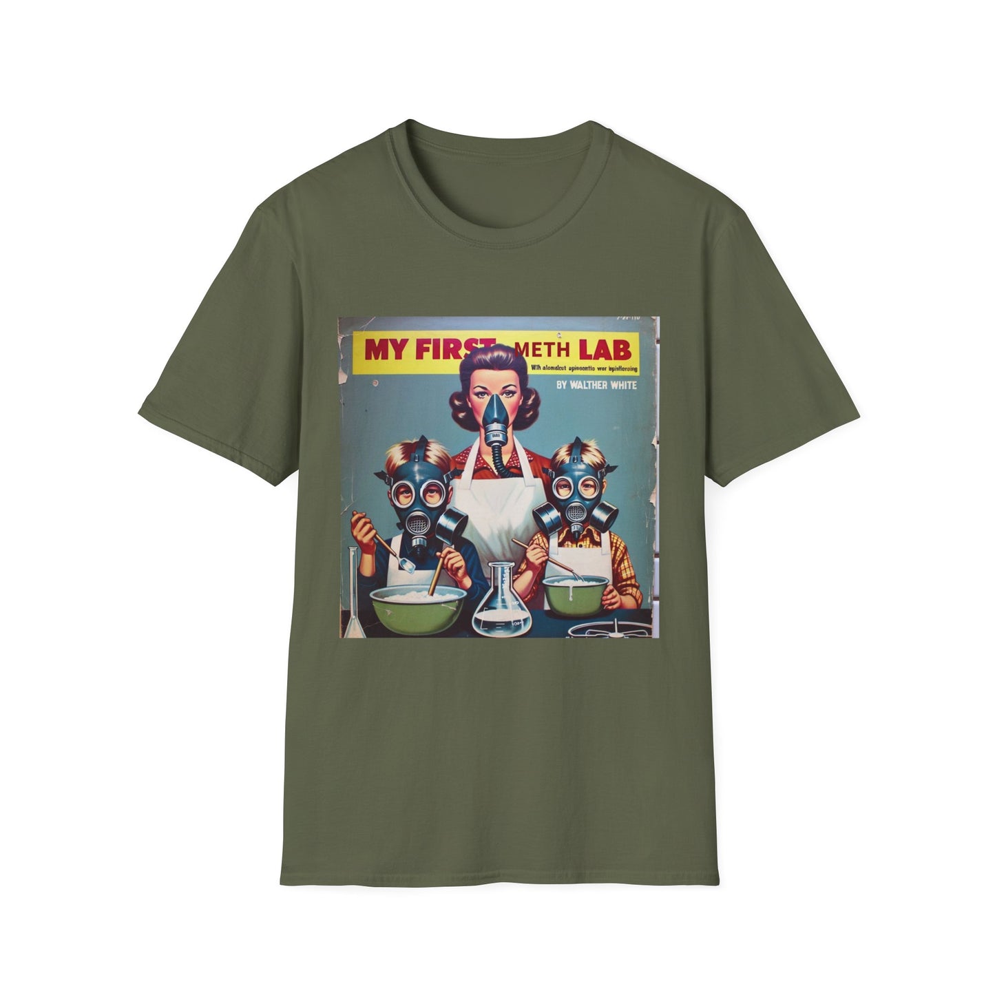 Retro My First Meth Lab T-Shirt - Front Style – Freches Satire-Design für mutige Statements | True Insights