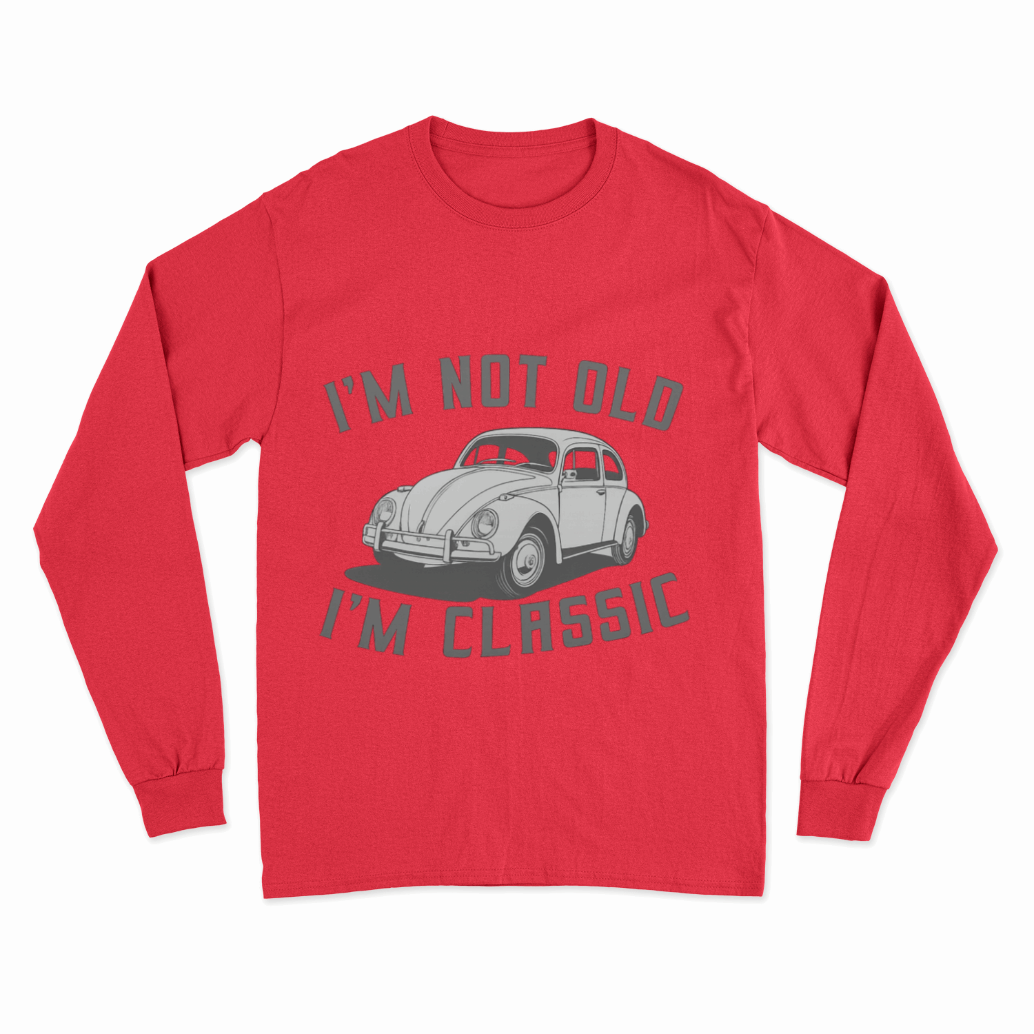 Retro Sweatshirt „I’m Not Old – I’m Classic“  VW Käfer Pullover für Oldtimer-Fans