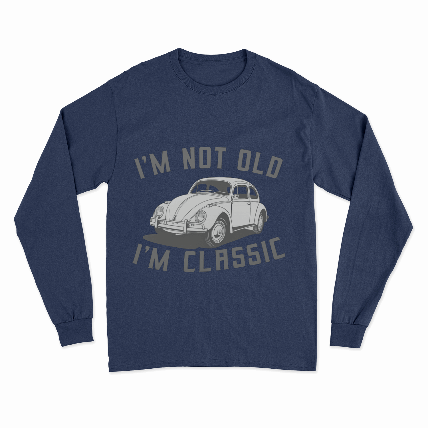Retro Sweatshirt „I’m Not Old – I’m Classic“  VW Käfer Pullover für Oldtimer-Fans
