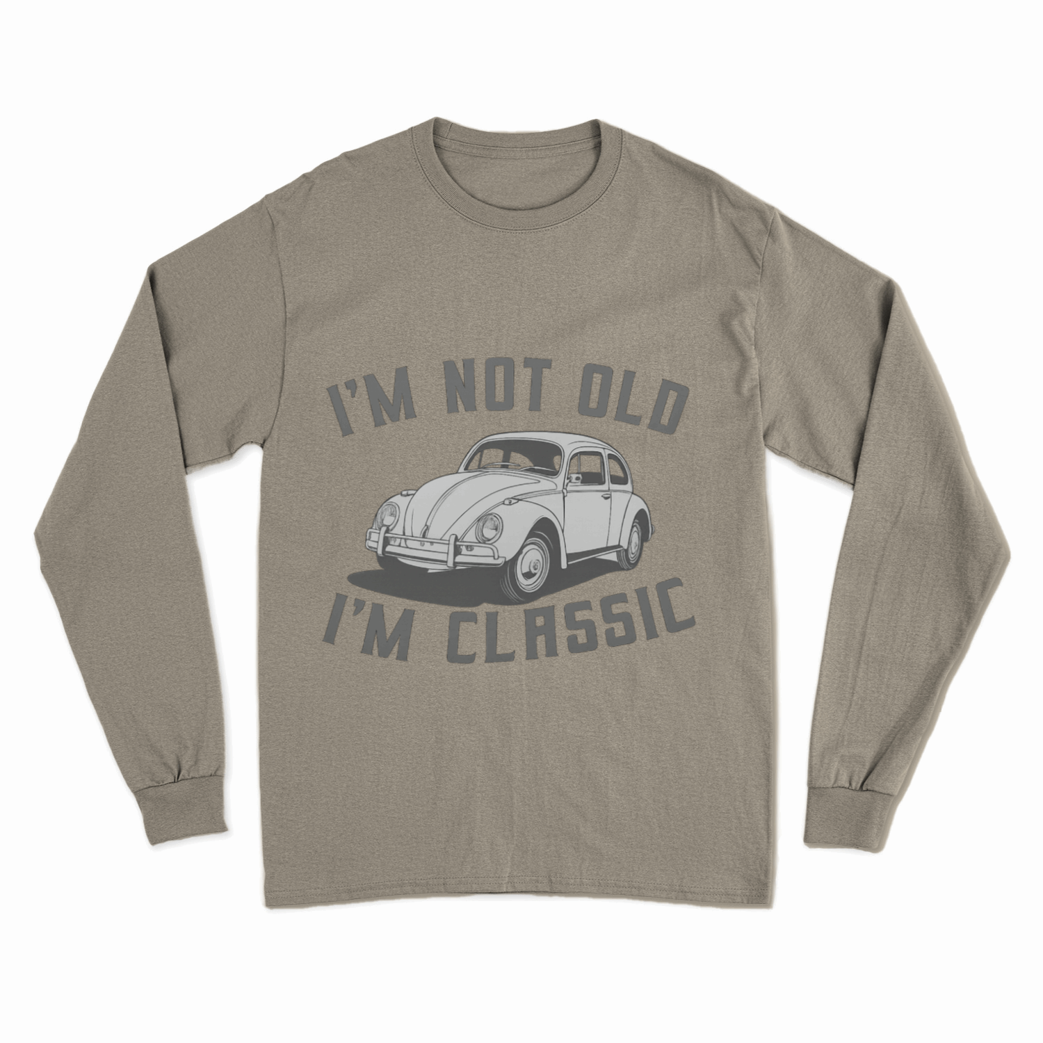 Retro Sweatshirt „I’m Not Old – I’m Classic“  VW Käfer Pullover für Oldtimer-Fans