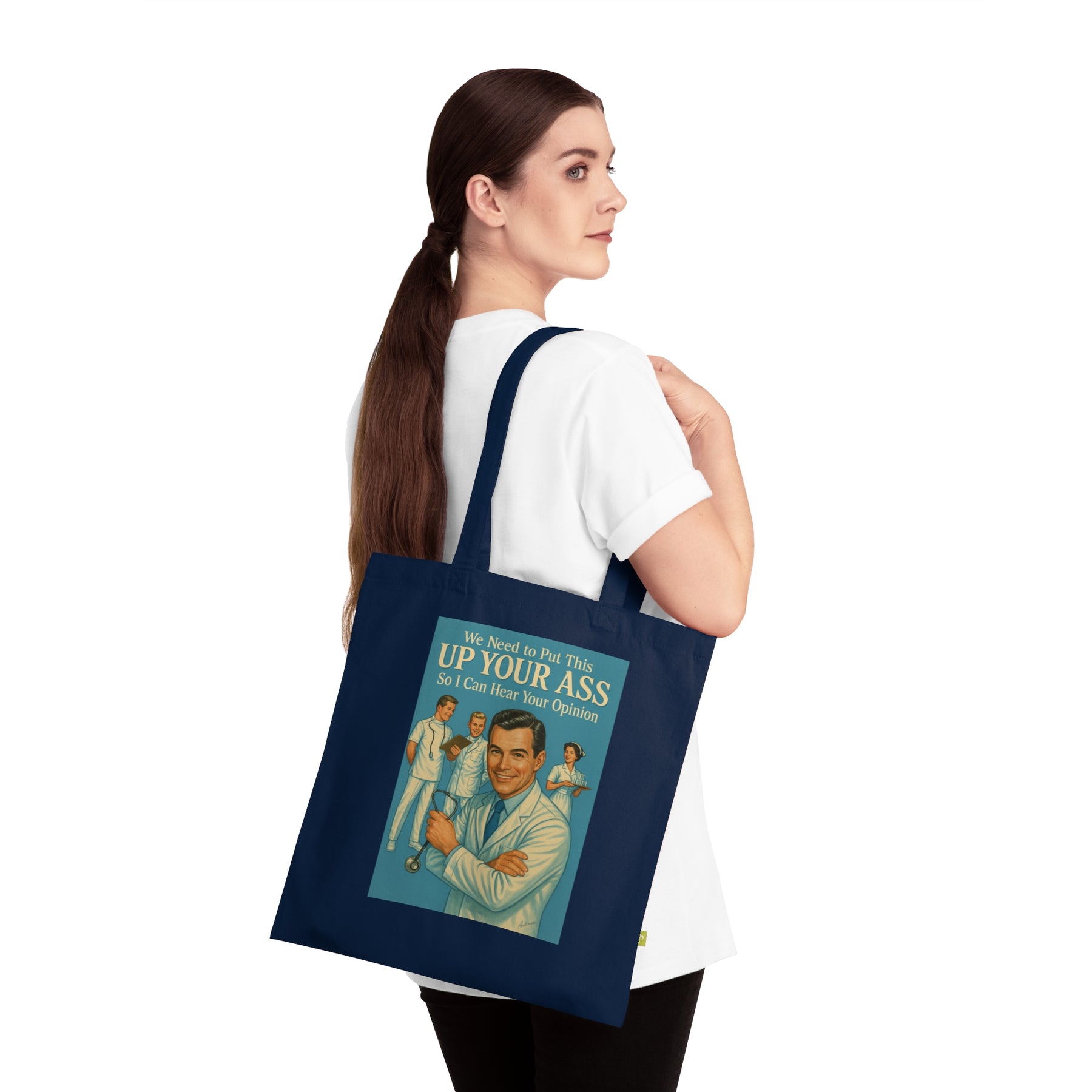 Retro Tote Bag mit Meinungsschutz-Bags-True Insights