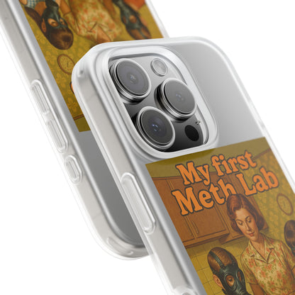 Satirisches Familienmotiv mit Chemie-Charme – stoßfest, kabellos ladbar & herrlich provokant.-Phone Case-True Insights