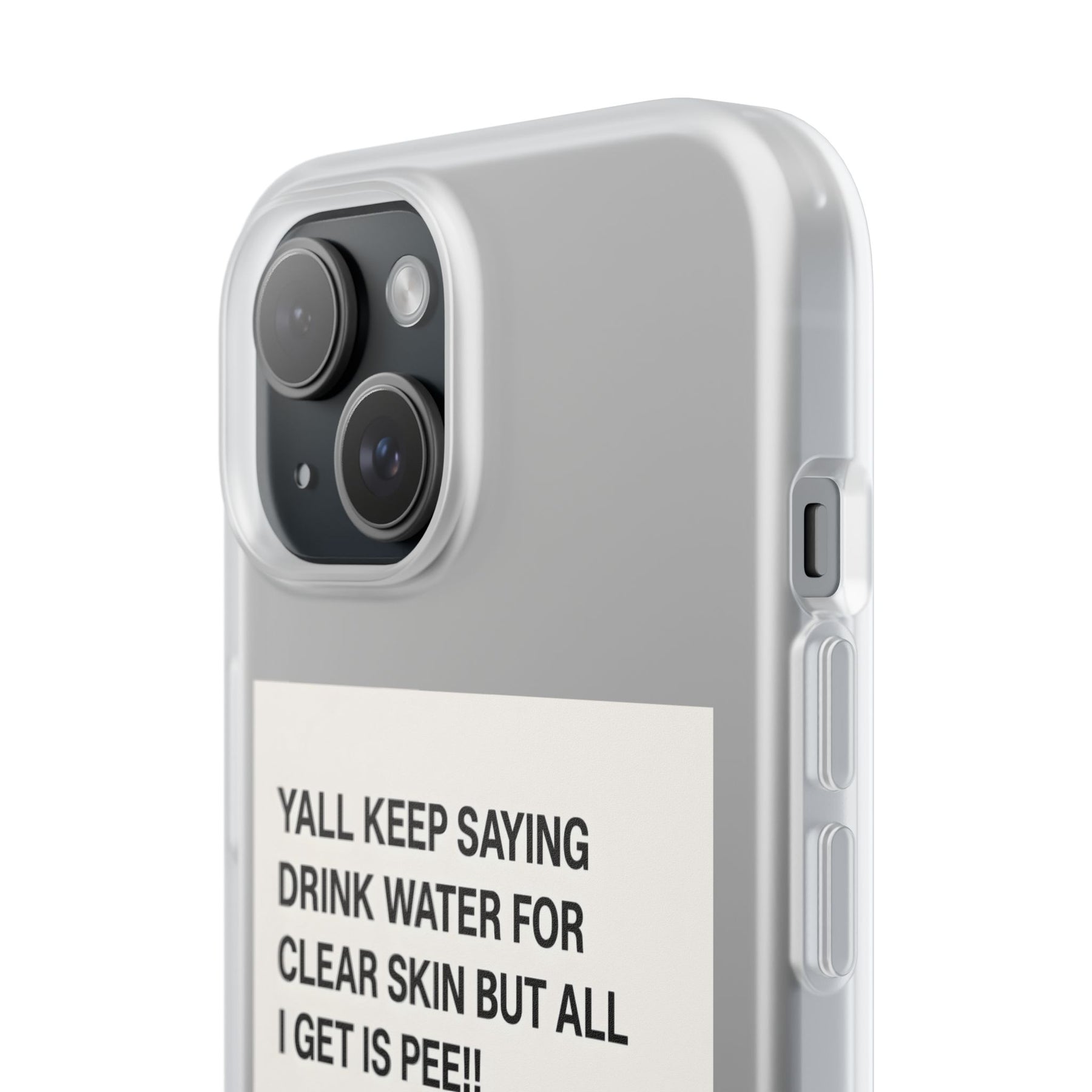 Skincare Meme Handyhülle – „All I Get Is Pee!“ | Selfcare mit Humor-Phone Case-True Insights